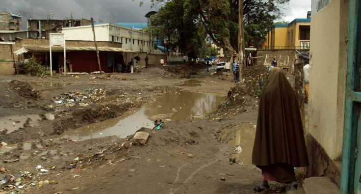Girl alone in Nairobi